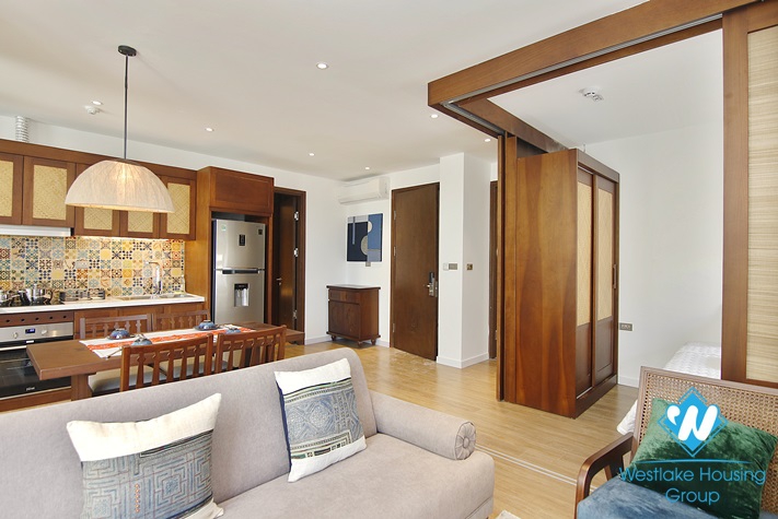Serviced apartment for rent in Hoan Kiem District, absolutely quiet area